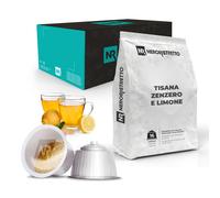 64 Cialde Capsule Tisana Zenzero Limone Compatibili Nescafé Dolce Gusto