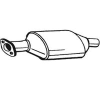 64 CV CATALIZZATORE PER RENAULT Megane I Classic LA0/1 1.9 D KW 47 CV 64