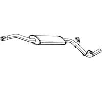 64 CV SILENZIATORE CENTRALE PER SKODA Felicia I Pick-up 6UF, 6U7 1.9 D KW 47 CV