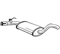 64 CV SILENZIATORE CENTRALE PER VW Golf III 1H1 1.9 D KW 47 CV 64