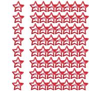 64 fermagli per capelli a forma di stella in metallo, per donne e ragazze, piccole mollette per capelli sottili/fini/corti, accessori per capelli a tenuta forte (rosso)