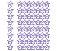 64 fermagli per capelli a forma di stella in metallo, per donne e ragazze, piccole mollette per capelli sottili/fini/corti, forte tenuta (viola)