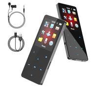 64 GB Lettore MP3 Bluetooth 5.3 Lettore MP3 musicale bambini lettori mp3 portatile Ottimo per sport, radio FM, immagini, registrazioni, e-book, contapassi, qualità audio HIFI lettore mp4