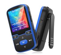 64 GB Lettore MP3 Bluetooth 5.3, lettore musicale per bambini portatile con radio FM, contapassi, registratore vocale, riproduzione casuale e ripetizione, pesa solo 28 g, scheda TF fino a 128 GB