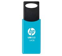 64 GB USB tipo A 3.2 Gen 1, 120 MB/s, Slide, Blu HP 712w