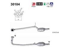 As 30184 Catalizzatore per Dacia Sandero Logan Ls Logan MCV Ks Logan Espresso FS