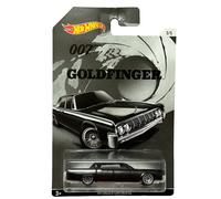 '64 Lincoln Continental Black Hot Wheels 007 Goldfinger James Bond 2015 CGB75