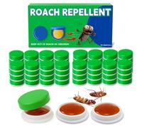 64 pezzi Gel per scarafaggi, stazioni per scarafaggi per infestazioni interne, efficace trattamento nido per scarafaggi piccoli e grandi, design adesivo facile da usare per aree nascoste in cucina e