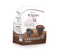 64 POP CAFFE CIOCCOLATO Capsule compatibili con Dolce Gusto - POP CAFFE E-GUSTO CIOCCOLATO solubile compatibile con Macchine Nescafè Dolce Gusto - 4 Sacchetti da 16 -