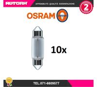 6411 10 Lampadine Luce targa (OSRAM)