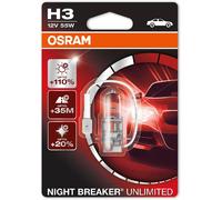 Osram auto lampadina alogena night breaker laser next generation h3 55 w