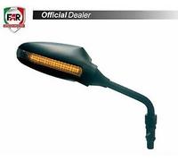6416 SPECCHIO RETROVISORE FAR DX OMOLOGATO NERO UNIVERSALE CON INDICATORE A LED