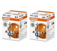 64183 x 2 pezzi OSRAM LAMPADA R2 12V 45/40W BILUX LAMPADINA 2 pezzi