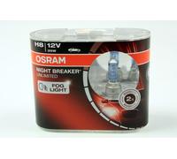 KIT LAMPADINE LAMPADE H8 NIGHT BREAKER LASER 12V 35W OSRAM +150%