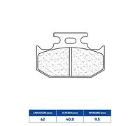 642923ATV1 PASTIGLIE FRENO CL BRAKES 2923ATV1