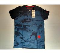 6431 MACRON MAGLIA MAGLIETTA MANICHE CORTE COLLO V TEMA CALCIO TEMPO LIBERO RUN