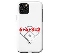 6432 Equazione matematica sul campo dei numeri di gioco doppio baseball Custodia per iPhone 11 Pro