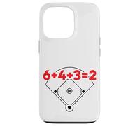 6432 Equazione matematica sul campo dei numeri di gioco doppio baseball Custodia per iPhone 13 Pro