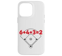 6432 Equazione matematica sul campo dei numeri di gioco doppio baseball Custodia per iPhone 14 Pro Max