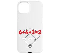 6432 Equazione matematica sul campo dei numeri di gioco doppio baseball Custodia per iPhone 15 Plus