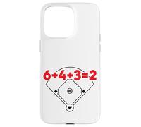 6432 Equazione matematica sul campo dei numeri di gioco doppio baseball Custodia per iPhone 15 Pro Max