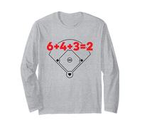 6432 Equazione matematica sul campo dei numeri di gioco doppio baseball Maglia a Manica