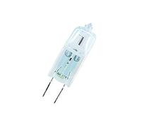 Osram Halostar Starlite - Lampadina alogena G4, 12 V, 10 W, 145 lm, 2800 K, 11 kWh/1000 h, classe di efficienza energetica C, colore: Bianco
