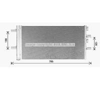 64509271205 Condensatore AC per BMW serie 1 - 2 - X1 - X2 2014-> AFTERMARKET