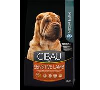 FARMINA Cibau Sensitive Lamb MEDIUM/MAXI per cani di razza media e grande con sistema digestivo sensibile agnello 2,5kg