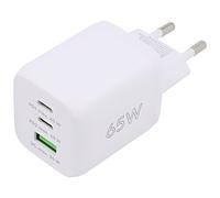 64754 Alimentazione: Spina Impulso 5-20VDC 65W Connettore: EU 875% Bianco Goobay