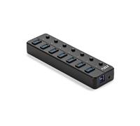 4741494 HUB USB 3.1 7 PORTE SEVEN BK FAST CHARGING COMPATIBILE 1.0/2.0