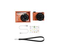 (64g, Orange) Small Digital Camera Mini Video Cam Photography Point Camera Christmas