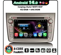 64GB 8-Core Android 14 Autoradio Alfa Romeo Mito DAB+ Navi CarPlay DVD WiFi DVR