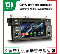 64GB 8-Core Android 14 Autoradio BMW 3er E46 MG ZT Rover 75 CarPlay WiFi DAB+RDS