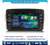 64GB 8-Core Android 14 CarPlay SWC Autoradio Mercedes Benz C209 W203 W463 Viano