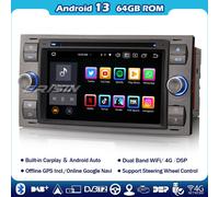 64GB Android 14 Autoradio CarPlay GPS Ford Focus Fiesta Transit Kuga 8-Core SWC