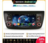 64GB Android 14 Autoradio GPS per Fiat Doblo 263 Opel Combo DAB+Wifi RDS CarPlay