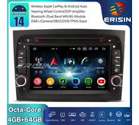 64GB Android 14 Autoradio GPS per Fiat Doblo CarPlay DAB+ Bluetooth CD Navi Wifi