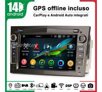 64GB Android 14 Autoradio Opel Vauxhall Astra H Corsa D Zafira Vectra GPS DSP FM