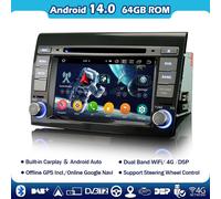 64GB Android 14 Carplay Autoradio Carplay Fiat Bravo Navigatore Auto DVD Canbus