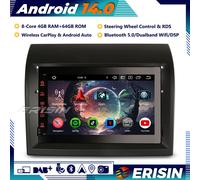 64GB Android 14 GPS Autoradio Navi per Fiat Ducato Peugeot Boxer Citroen Jumper