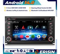 64GB Android 14 GPS Autoradio per Seat Leon CarPlay DAB+ OBD2 Wifi DSP RDS FM CD