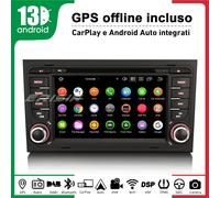 64GB Android 14 GPS Carplay Autoradio Audi A4 S4 RS4 8E Seat Exeo IPS DVD Radio