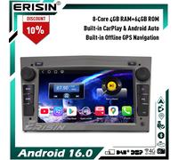 64GB DAB+ Android 14 Autoradio Navi Opel Corsa D/C Astra H Zafira Meriva Signum