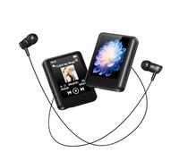 64GB Lettore MP3 Bluetooth 5.3 Touch Screen mp3 Lettore musicale Mini portatile mp3 bambini con altoparlante, radio FM, con registrazione, supporta 128GB TF Card,e-book reader