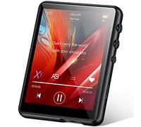 64GB Lettore MP3 con Bluetooth 5.3, 2.4 Pollici Full Touch Schermo Portatile HiFi Lettore di Musica con Altoparlante, Line-in Registratore Vocale, Radio FM, E-book, Supporto espandibile fino a 128G