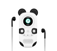64GB Lettore MP3 per bambini Bluetooth 5.3 con altoparlante per cuffie Supporta radio FM, sveglia, registrazione con un solo tasto, funzione cronometro
