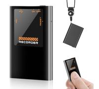 64GB Registratore Vocale, 192Kbps Mini Registratore Professionale ad Attivazione Vocale con Riduzione del Rumore, 30 Ore di Registrazione Continua per Conferenze/Riunioni/Interviste（Versione OTG）