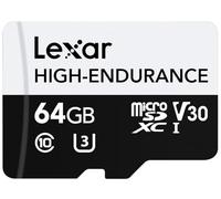 Lexar - Microsdhc High End. 64gb-black/white Lexar