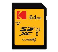 64GB Scheda SD Kodak SDXC classe 10 Gold+ UHS-I U1 Ka.Blist [EKMSD64GXC10K]